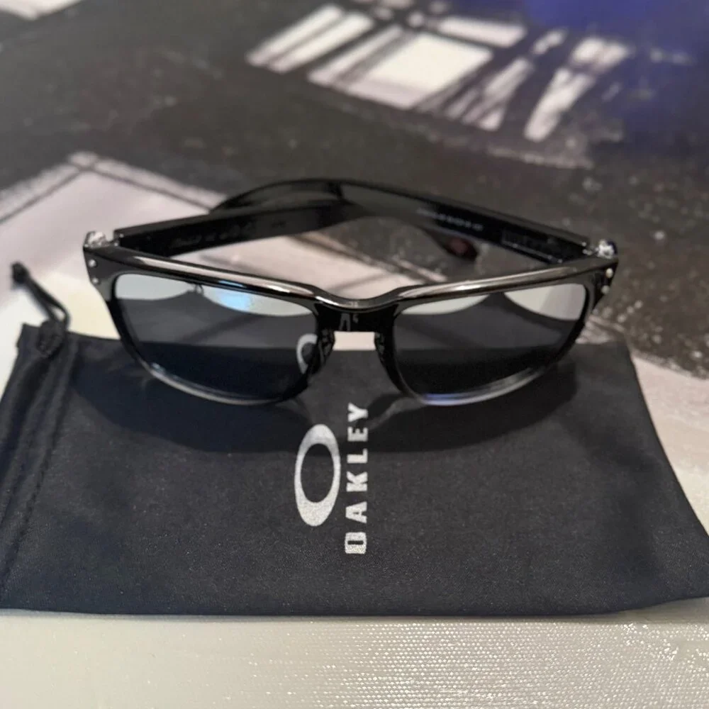 OO9102 Oakley Holbrook Dark Ink Fade Prizm Polarized Sunglasses - Picture 11 of 15